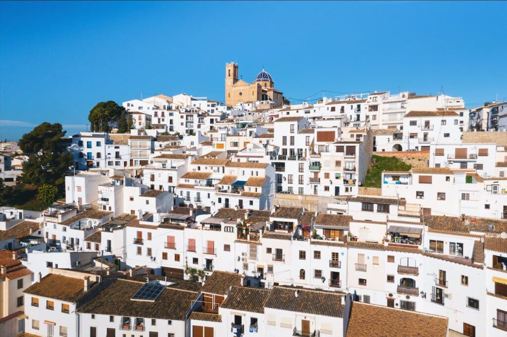 Vista de Altea desde el mar